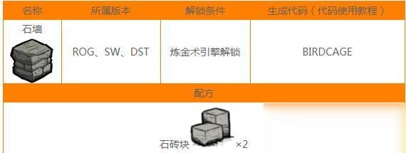 饥荒石墙代码_饥荒石墙代码_饥荒石墙代码