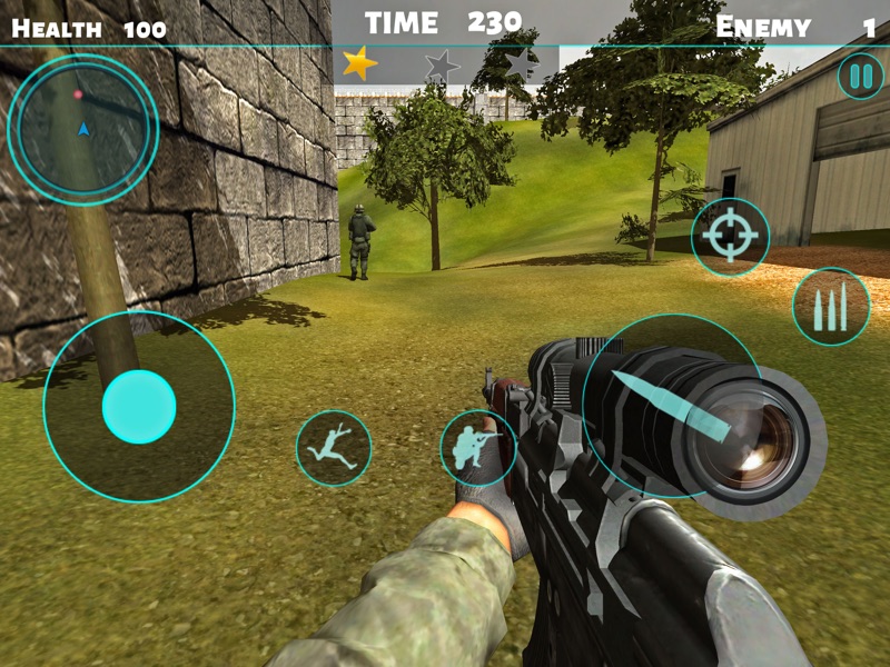 手机大型枪战单机游戏-虚拟世界：化身无敌战士